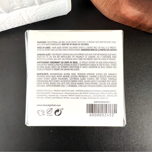 New Monat Exfoliating Peel Pads Daily Brightening Peel Treatment 30 Pads - Picture 11 of 11